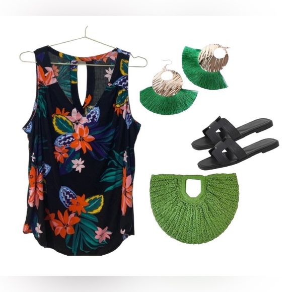 Palm Springs sleeveless top Xl - Picture 1 of 3